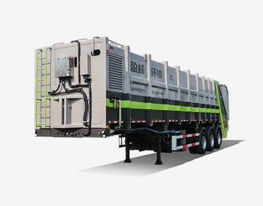 Rear-loading Compression Garbage Semi Trailer