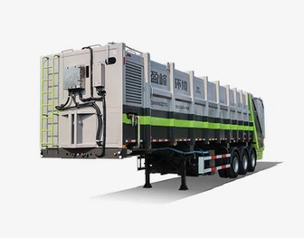 Rear-loading Compression Garbage Semi Trailer